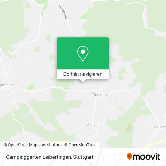 Campinggarten Leibertingen Karte