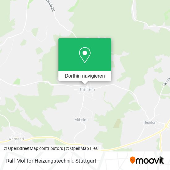 Ralf Molitor Heizungstechnik Karte