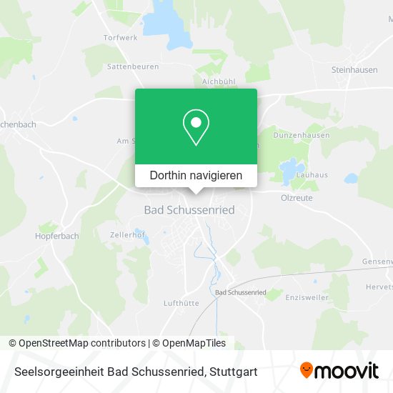 Seelsorgeeinheit Bad Schussenried Karte