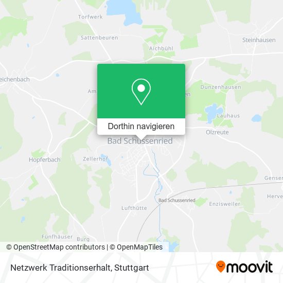 Netzwerk Traditionserhalt Karte