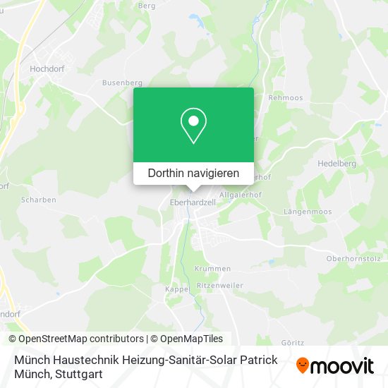 Münch Haustechnik Heizung-Sanitär-Solar Patrick Münch Karte