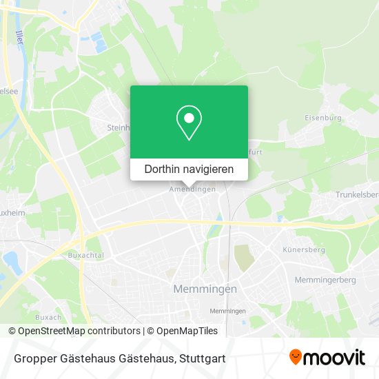 Gropper Gästehaus Gästehaus Karte