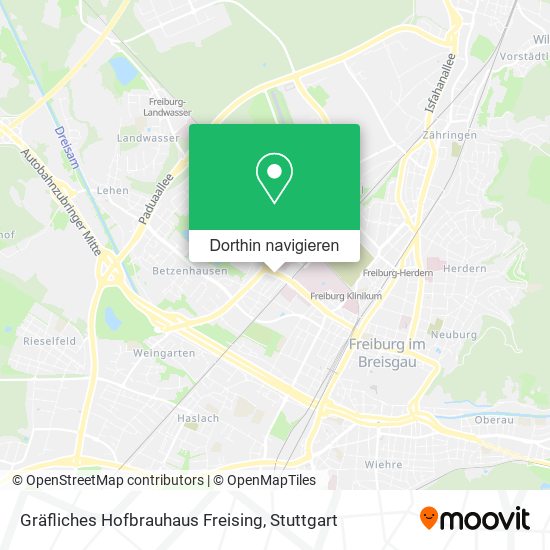 Gräfliches Hofbrauhaus Freising Karte