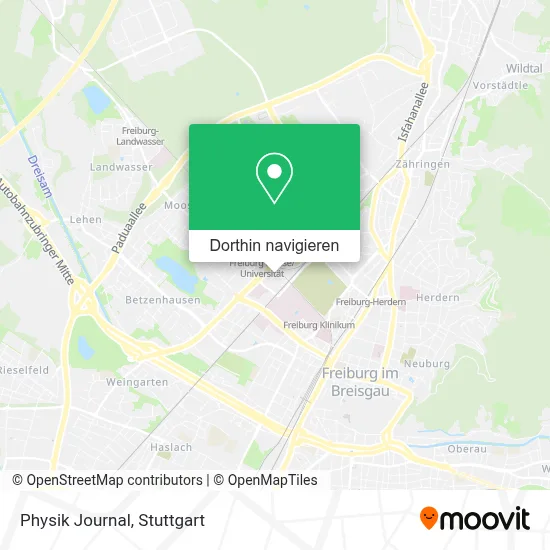 Physik Journal Karte