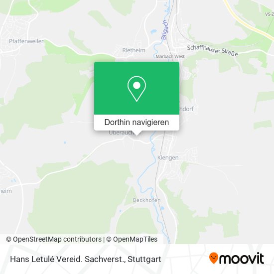 Hans Letulé Vereid. Sachverst. Karte