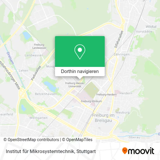 Institut für Mikrosystemtechnik Karte