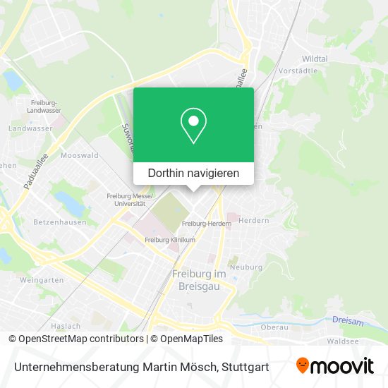 Unternehmensberatung Martin Mösch Karte
