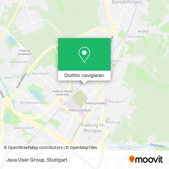 Java User Group Karte
