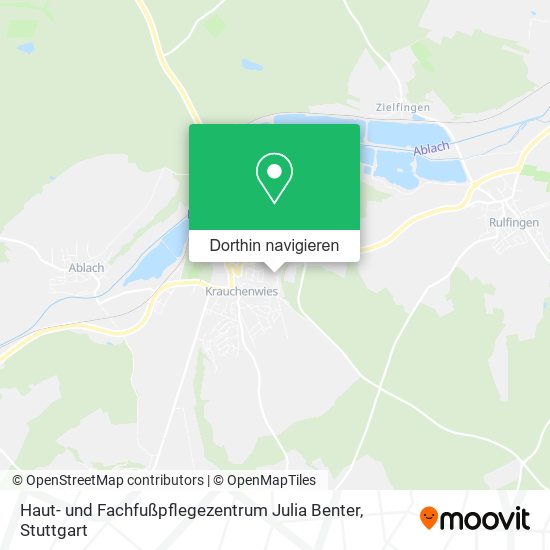 Haut- und Fachfußpflegezentrum Julia Benter Karte