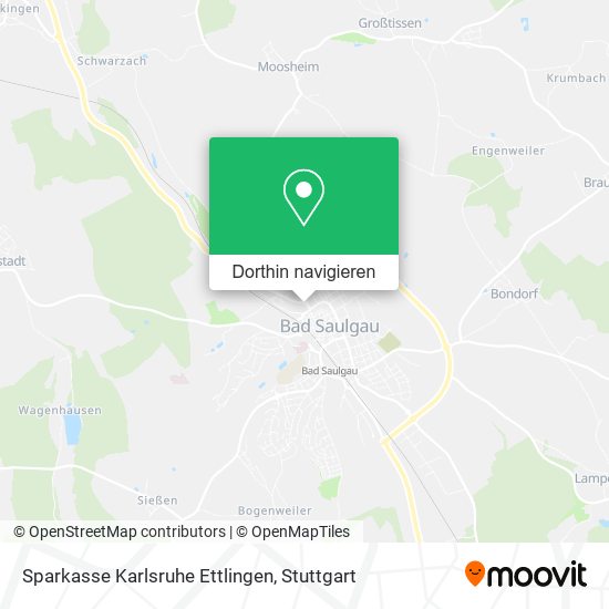 Sparkasse Karlsruhe Ettlingen Karte
