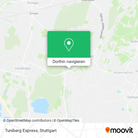 Tuniberg Express Karte