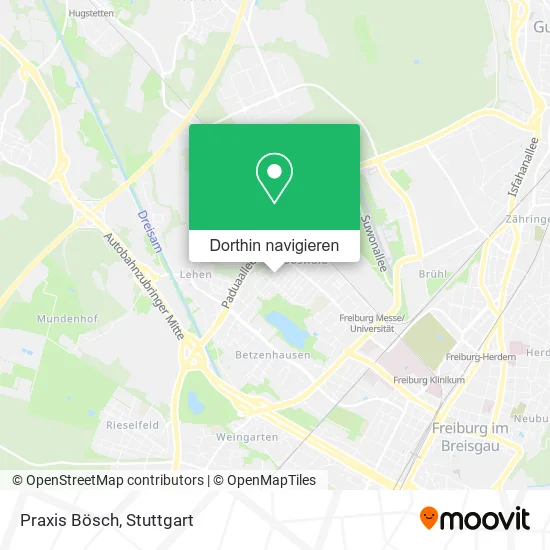 Praxis Bösch Karte
