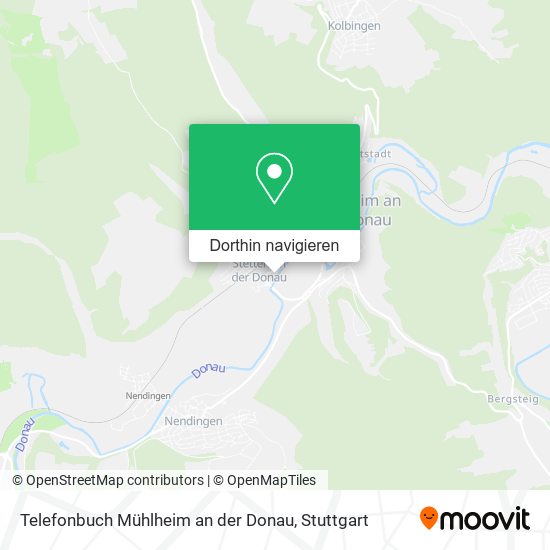 Telefonbuch Mühlheim an der Donau Karte