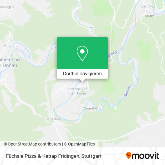 Füchsle Pizza & Kebap Fridingen Karte