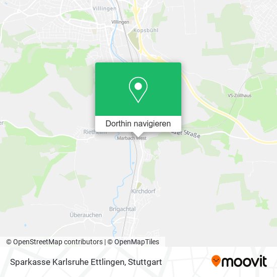 Sparkasse Karlsruhe Ettlingen Karte