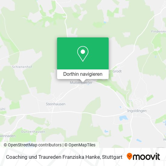 Coaching und Traureden Franziska Hanke Karte
