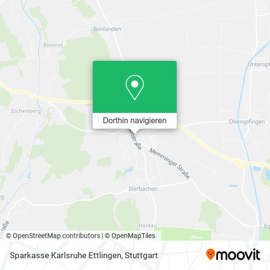 Sparkasse Karlsruhe Ettlingen Karte