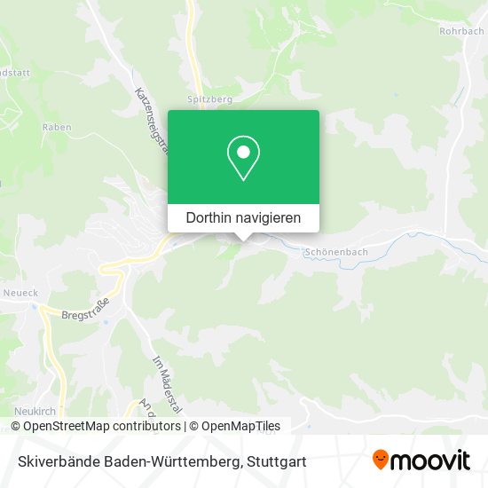 Skiverbände Baden-Württemberg Karte