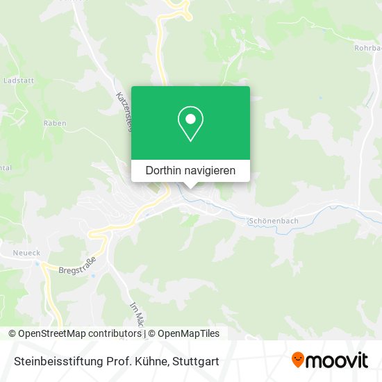 Steinbeisstiftung Prof. Kühne Karte