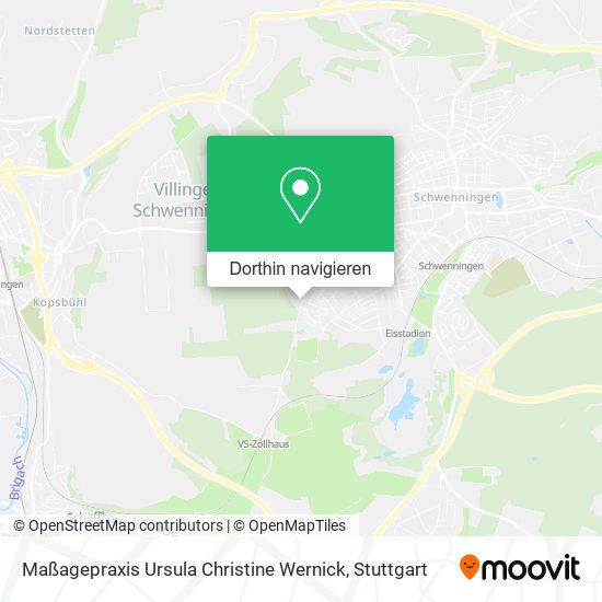 Maßagepraxis Ursula Christine Wernick Karte