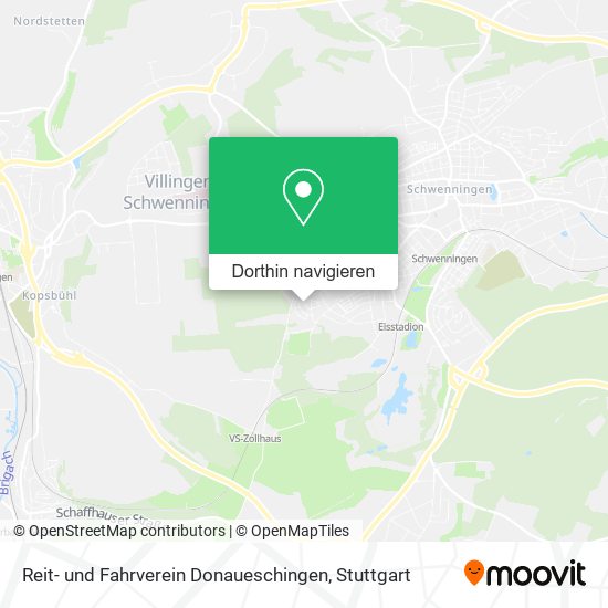 Reit- und Fahrverein Donaueschingen Karte