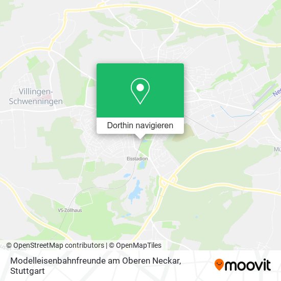 Modelleisenbahnfreunde am Oberen Neckar Karte