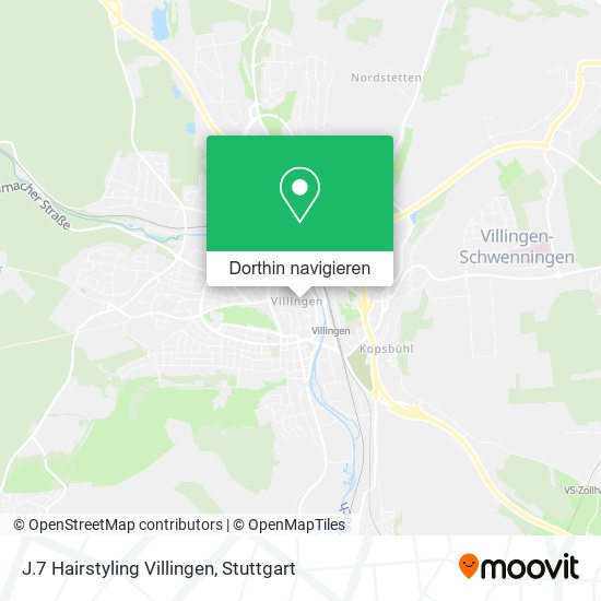J.7 Hairstyling Villingen Karte