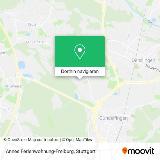 Annes Ferienwohnung-Freiburg Karte