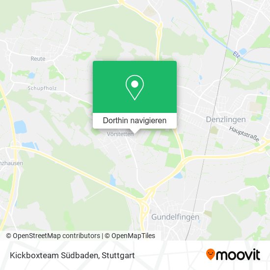 Kickboxteam Südbaden Karte