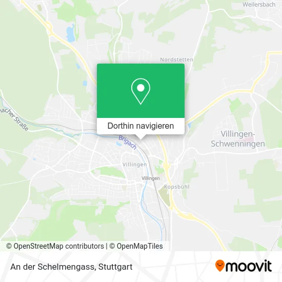 An der Schelmengass Karte