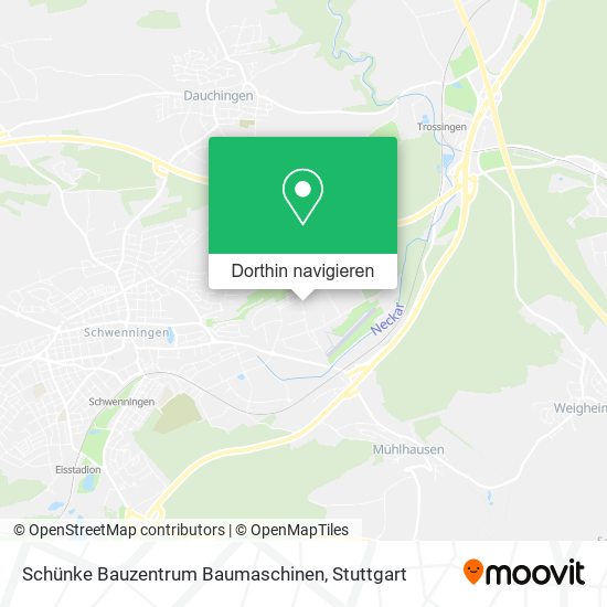 Schünke Bauzentrum Baumaschinen Karte