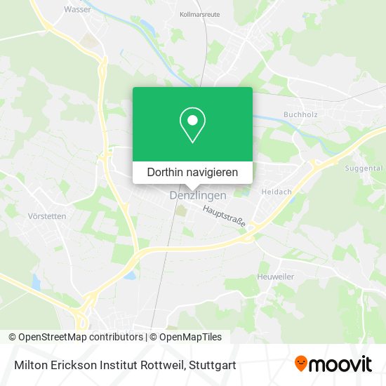 Milton Erickson Institut Rottweil Karte