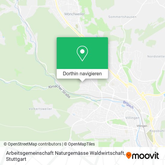 Arbeitsgemeinschaft Naturgemässe Waldwirtschaft Karte