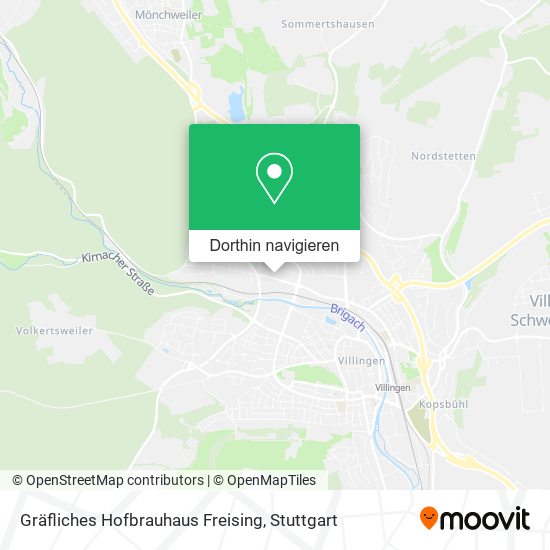 Gräfliches Hofbrauhaus Freising Karte