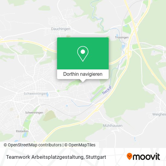 Teamwork Arbeitsplatzgestaltung Karte