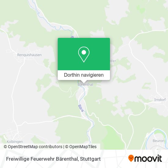Freiwillige Feuerwehr Bärenthal Karte