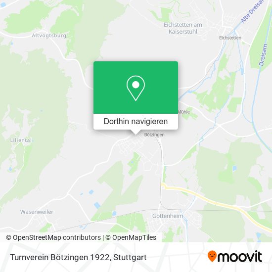 Turnverein Bötzingen 1922 Karte