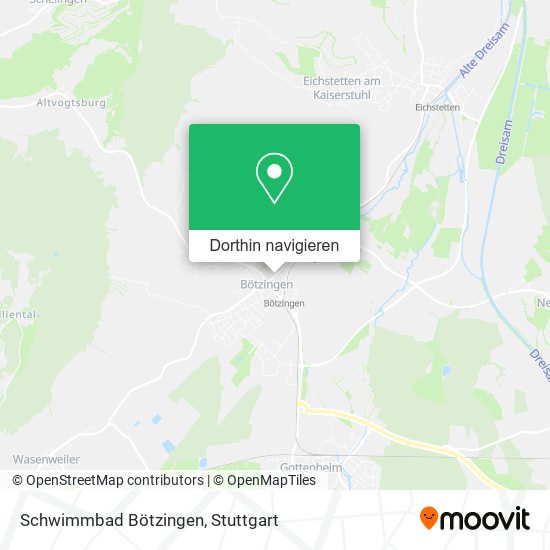 Schwimmbad Bötzingen Karte