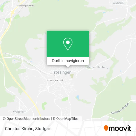 Christus Kirche Karte