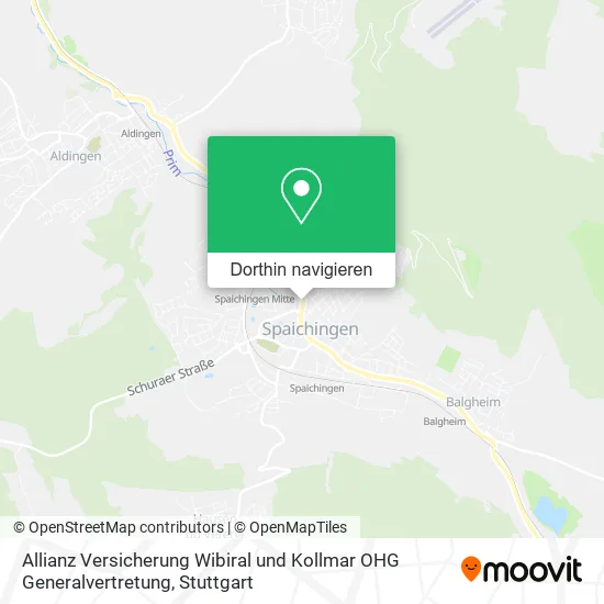 Allianz Versicherung Wibiral und Kollmar OHG Generalvertretung Karte