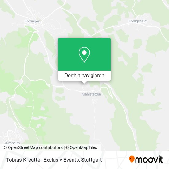 Tobias Kreutter Exclusiv Events Karte