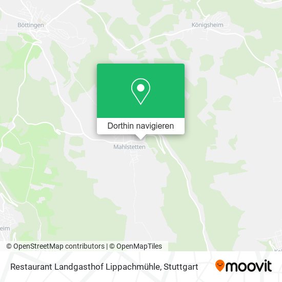 Restaurant Landgasthof Lippachmühle Karte