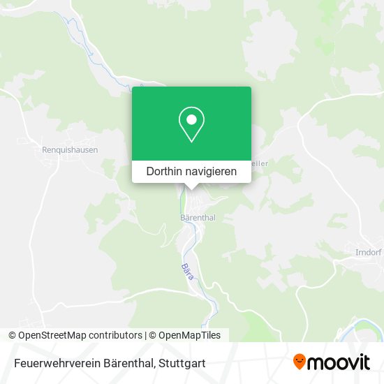 Feuerwehrverein Bärenthal Karte