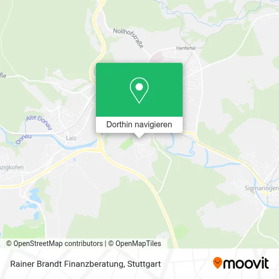 Rainer Brandt Finanzberatung Karte