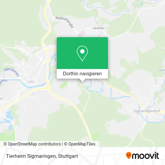 Tierheim Sigmaringen Karte