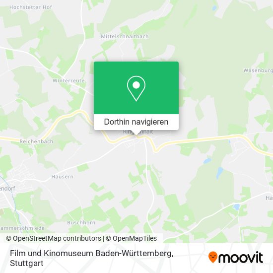 Film und Kinomuseum Baden-Württemberg Karte