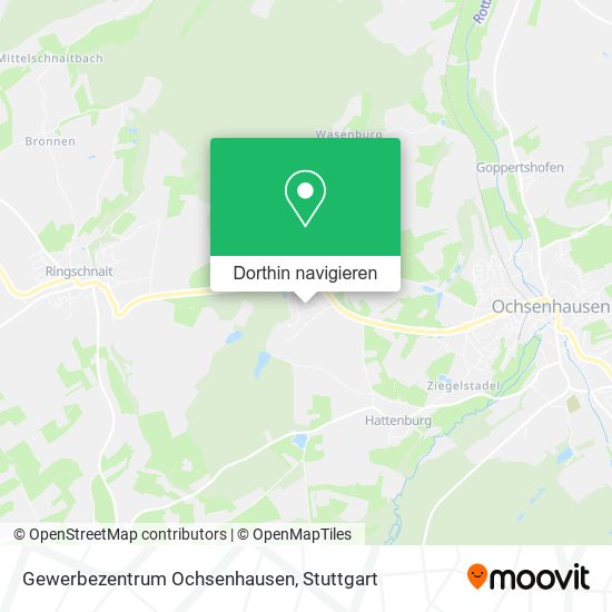 Gewerbezentrum Ochsenhausen Karte