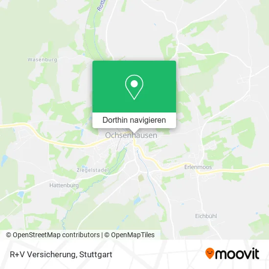 R+V Versicherung Karte