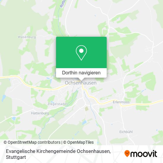 Evangelische Kirchengemeinde Ochsenhausen Karte