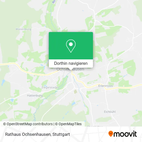 Rathaus Ochsenhausen Karte